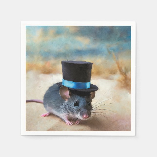 Serviette En Papier Souris à l'écureuil (Devant)