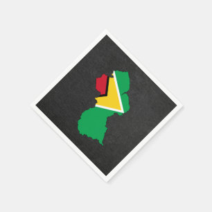 Serviette En Papier Souvenir guyanais de voyage