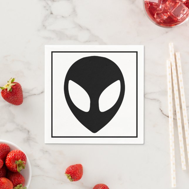 Serviette En Papier Space Alien Sci Fi Extraterrestrial Cocktail (En situation)