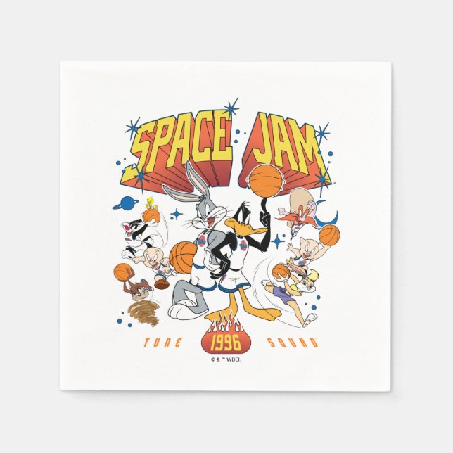 Serviette En Papier SPACE JAM™ TUNE SQUAD™ 1996 Graphique (Devant)