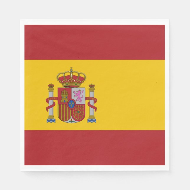 Serviette En Papier Spain Flag (Devant)