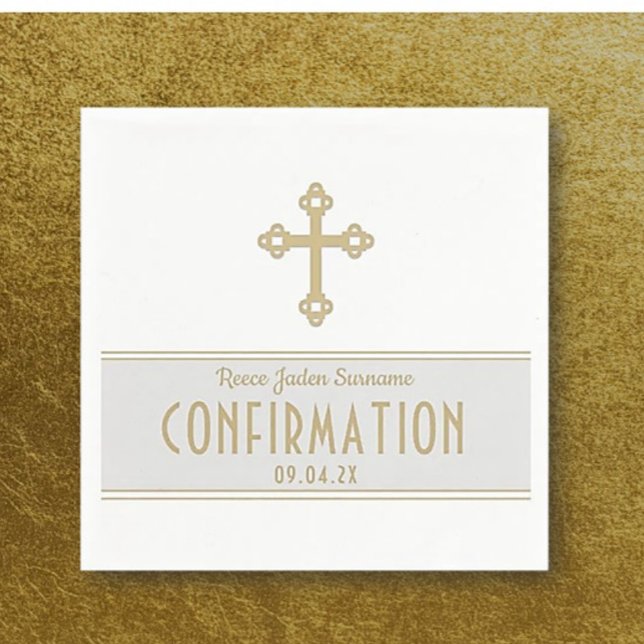 Serviette En Papier Spécial ! Serviettes de partie de confirmation per (Créateur téléchargé)