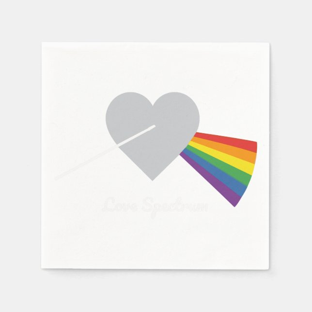 Serviette En Papier Spectre de l'amour (Devant)