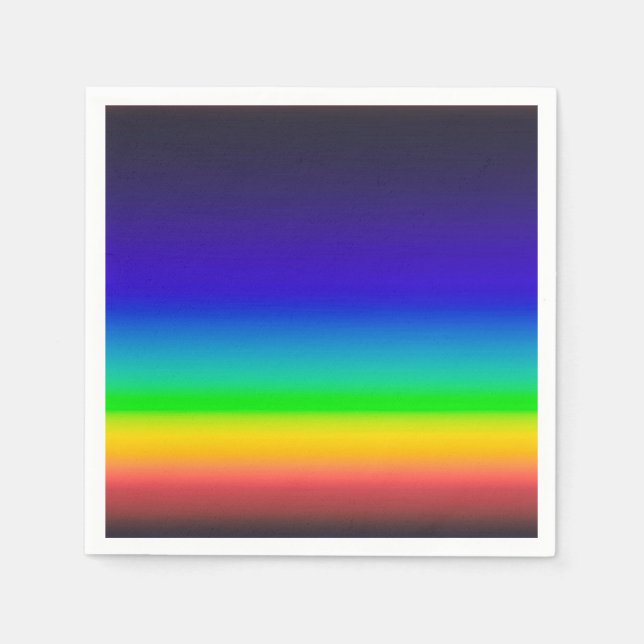 Serviette En Papier spectre solaire réel (Devant)