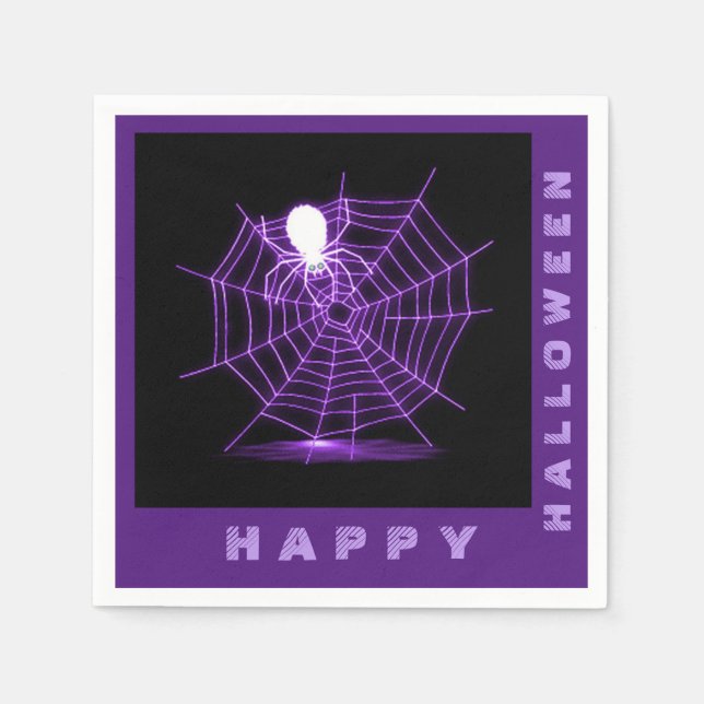 Serviette En Papier Spider Web (Devant)