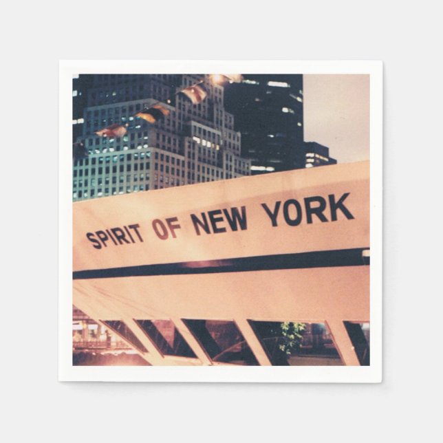 Serviette En Papier Spirit of New York serviettes de cocktail ! (Devant)