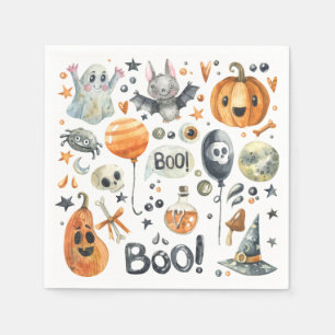 Serviette En Papier Spooktacular Halloween   Cocktail Napkin