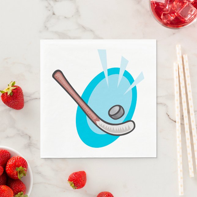 Serviette En Papier Sport de hockey (Créateur téléchargé)