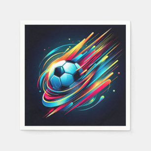 Serviette En Papier Sports de vitesse de football cybernétique futuris
