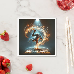 Serviette En Papier "Spotlight Groove" - ​ ​ dansant sous les projecte