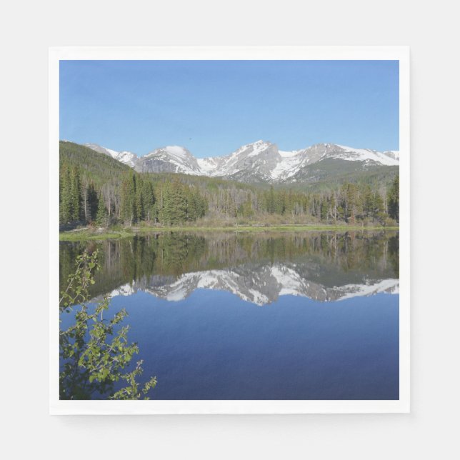 Serviette En Papier Sprague Lake I au parc national Rocky Mountain (Devant)