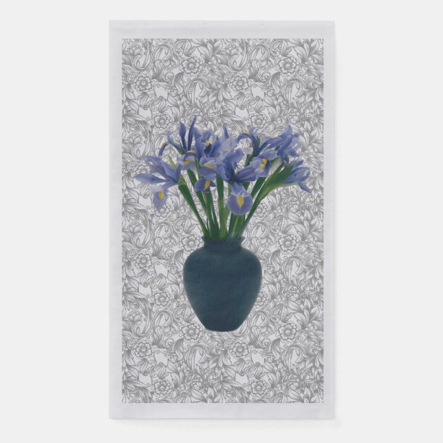 Serviette En Papier Spring Iris (Devant)