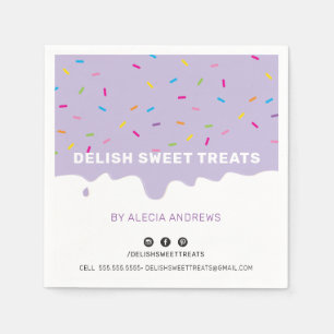 Serviette En Papier SPRINKLES gouttes de dégivrage moderne saupoudrer