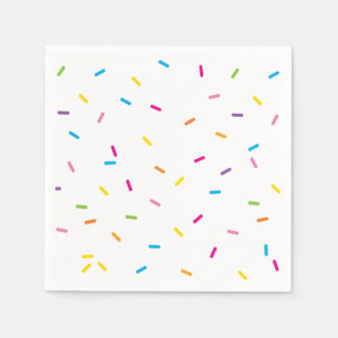 Serviette En Papier SPRINKLES moderne mignon à motif coloré fête festi