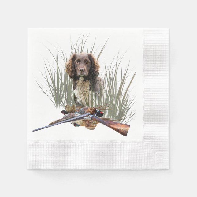 Serviette En Papier Sprocker Spaniel (Devant)