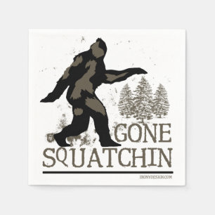 Serviette En Papier Squatchin allé