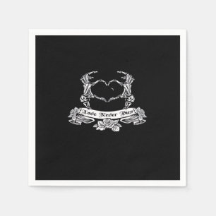 Serviette En Papier Squelette Conception manuelle