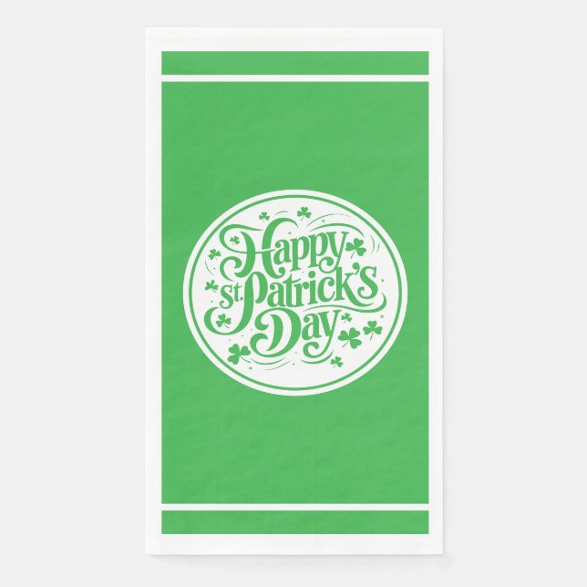 Serviette En Papier St. Patrick's  (Devant)