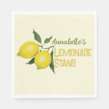 Stand de Lemonade pour enfants personnalisés