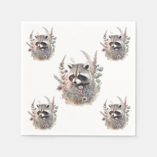 Serviette En Papier Standard pour coktail (Devant)