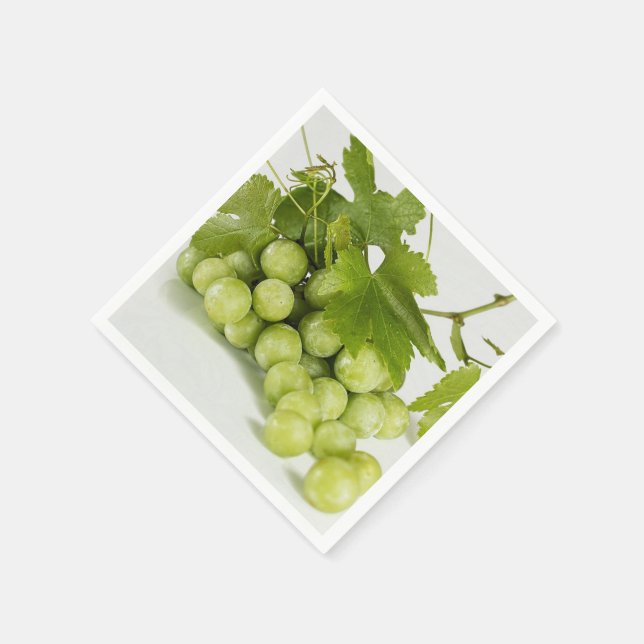 Serviette en papier standard Raisins verts (Coin)