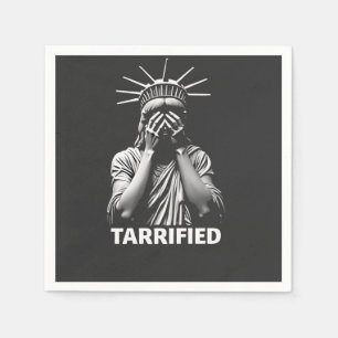 Serviette En Papier Statue Liberty New York Amérique arrimée