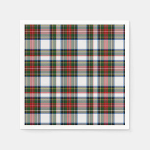 Serviette En Papier Stewart Dress Tartan Plaid Papier serviettes