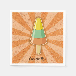Serviette En Papier Stick Sorbet en forme de cône