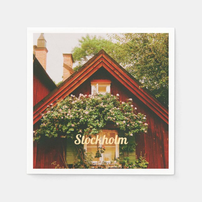 Serviette En Papier Stockholm, Södermalm, Suède (Devant)