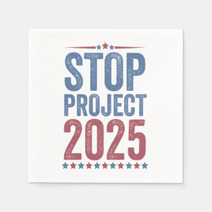 Serviette En Papier Stop Project 2025 Trump Harris American Patroitic
