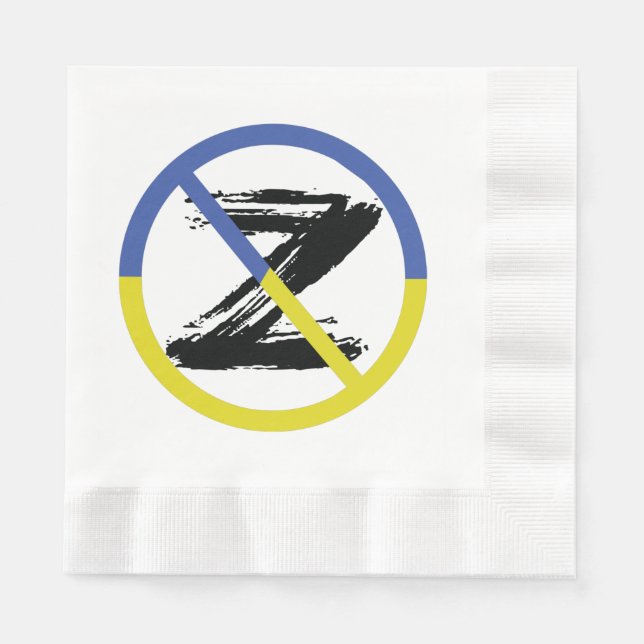 Serviette En Papier Stop war in Ukraine Throw Pillow (Devant)