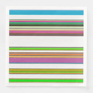 SERVIETTE EN PAPIER STRIPES