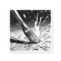 Style de graphique coloré Brosse Peinture Tache