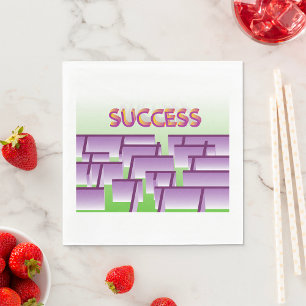 Serviette En Papier Succès du labyrinthe