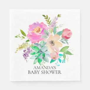 Serviette En Papier Succulents et serviettes de papier de douche
