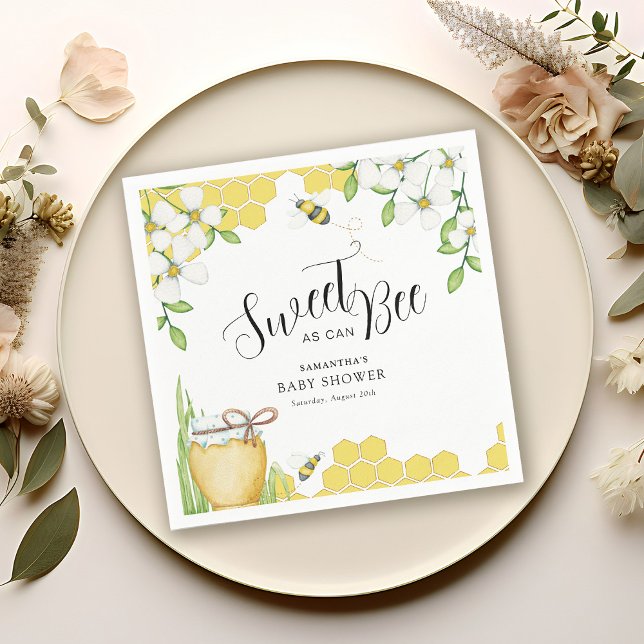 Serviette En Papier Sucré comme peut être Baby shower de miel papier N (Créateur téléchargé)