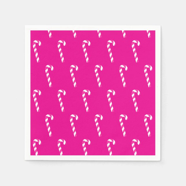 Serviette En Papier Sucre de canne Noël Rouge (Devant)