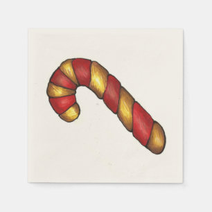 Serviette En Papier Sucre de canne Twist Christmas Cookie Holiday Baki