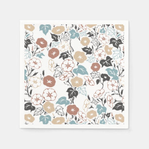 Serviette En Papier Summer Morning Glory Garden