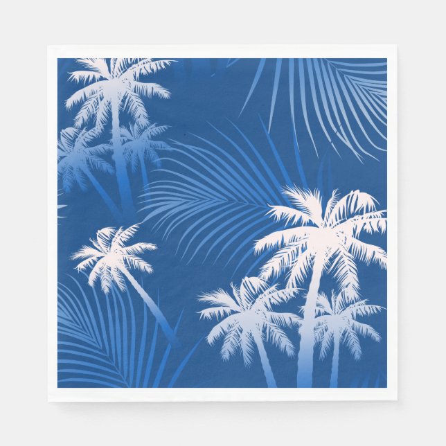 Serviette En Papier Summer palm (Devant)
