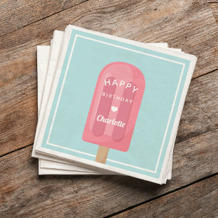 Serviette En Papier Summer Popsicle Anniversaire de enfant Party