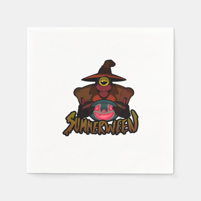 Serviette En Papier Summerween Classic Viral en 2025 (Devant)