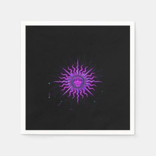 Serviette En Papier Sun - Whimsigoth Graphic