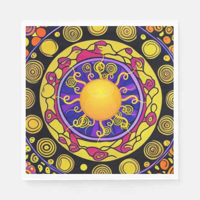 Serviette En Papier Sunny Daze (Devant)