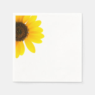 Serviette En Papier Sunny Sunflower