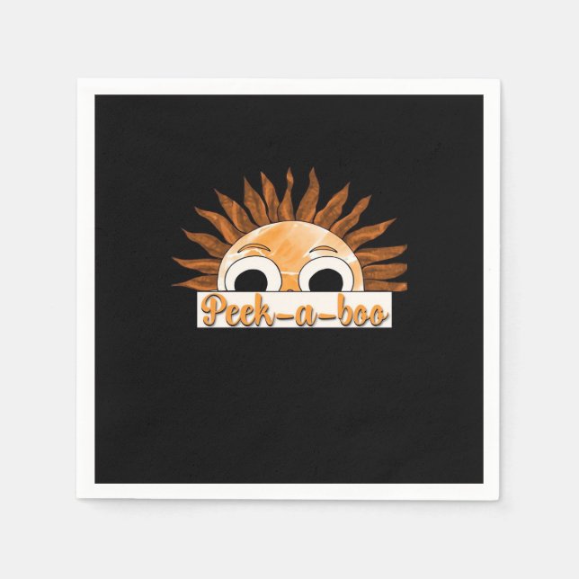 Serviette En Papier Sunshine Peekabo (Devant)