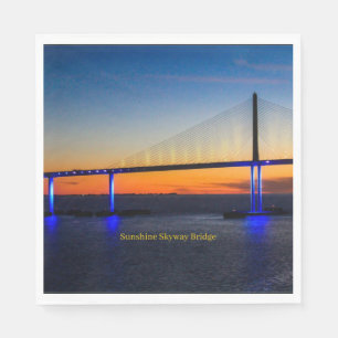Serviette En Papier Sunshine Skyway Bridge, Floride