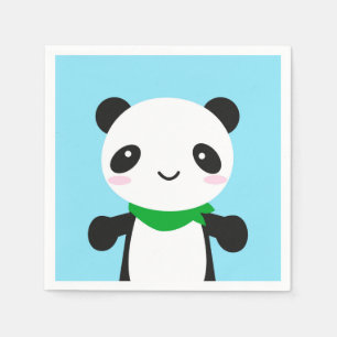 Serviette En Papier Super Cute Kawaii Panda