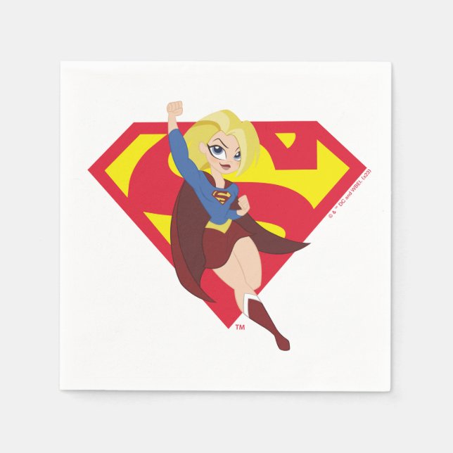 Serviette En Papier Super Hero filles Supergirl DC (Devant)