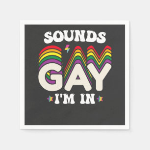 Serviette En Papier Super LGBT Pride Sonne Gay I In
